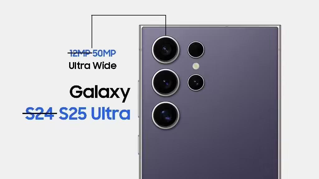 三星Galaxy S25 Ultra手机相机规模曝光：超广角升至5000万像素