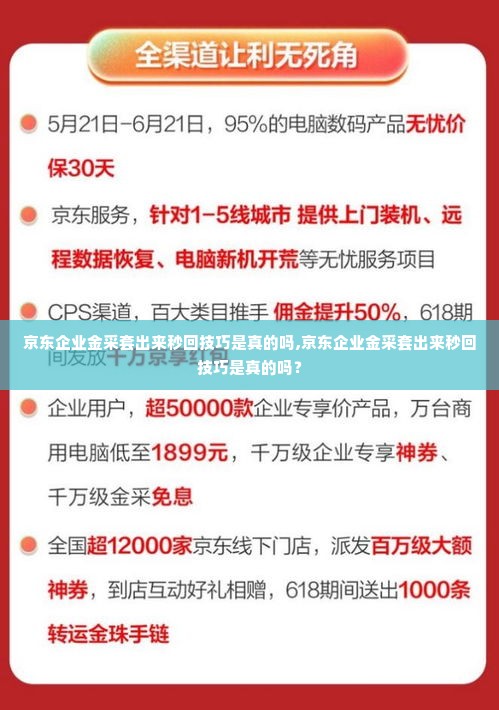 京东企业金采套出来秒回技巧是真的吗,京东企业金采套出来秒回技巧是真的吗？