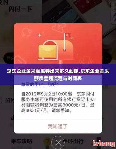 京东企业金采额度套出来多久到账,京东企业金采额度套现流程与时间表