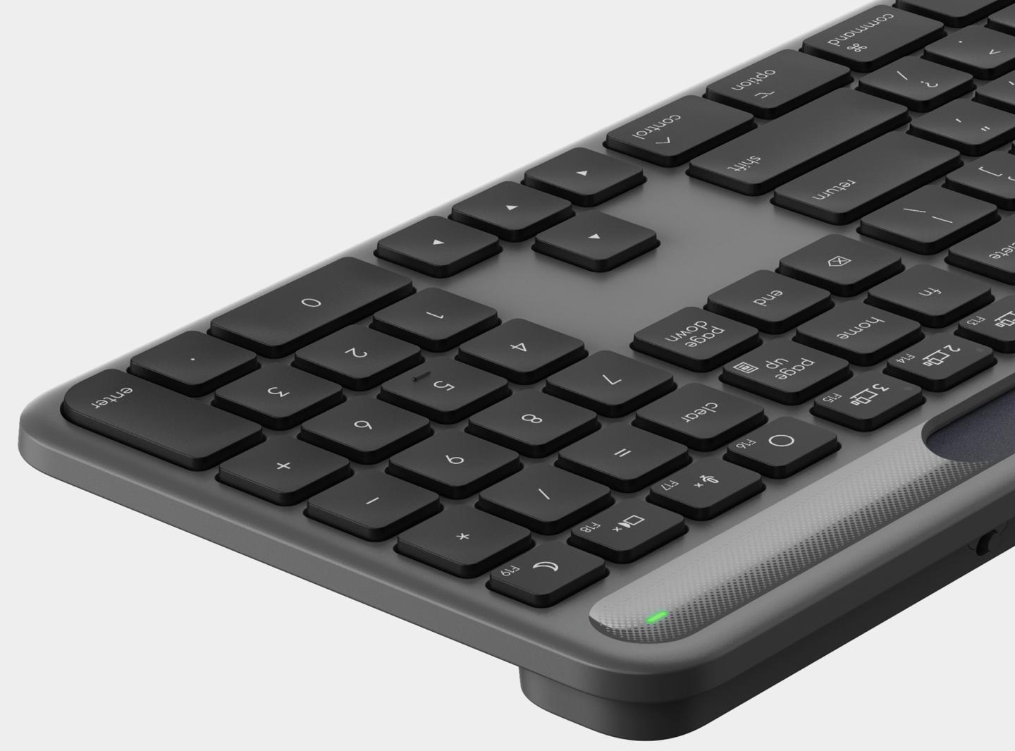 罗技Signature Slim Solar Plus太阳能无线键盘曝光