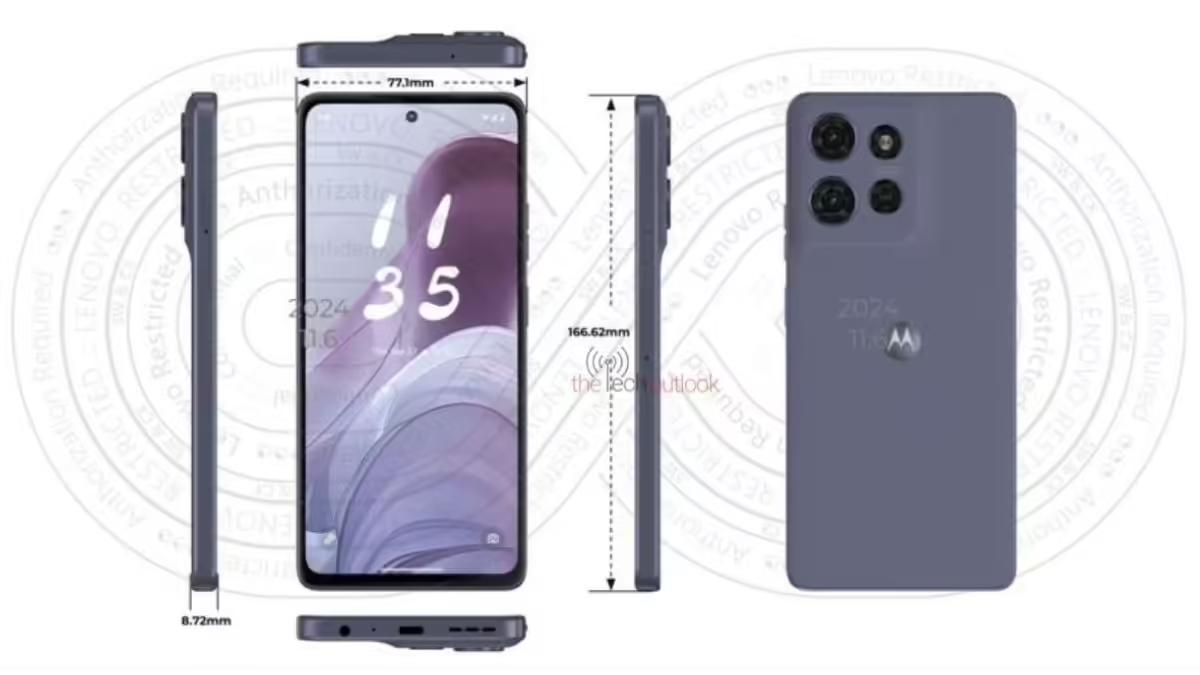 2025款摩托罗拉Moto G Power手机渲染图曝光：15W无线充电