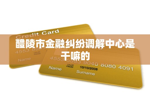 醴陵市金融纠纷调解中心是干嘛的