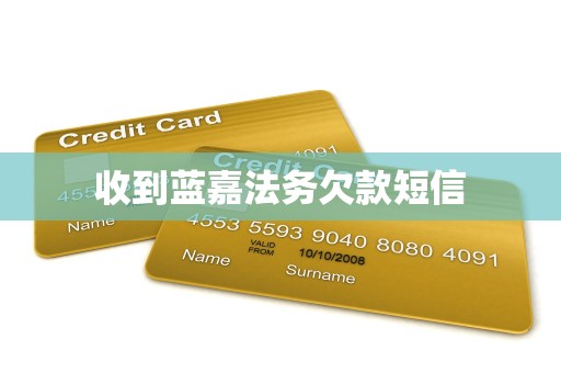 收到蓝嘉法务欠款短信
