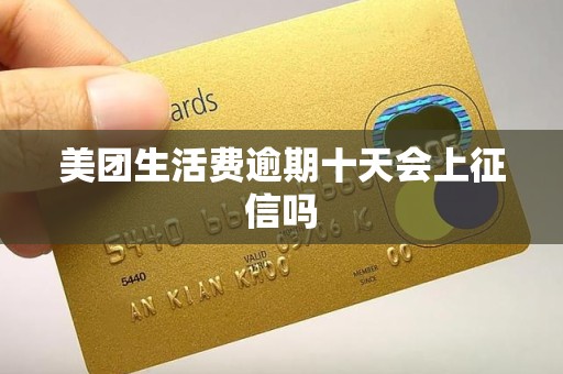 美团生活费逾期十天会上征信吗