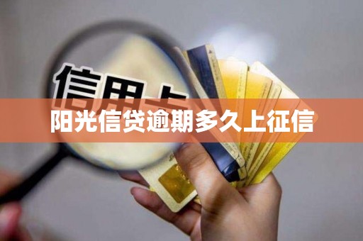 阳光信贷逾期多久上征信