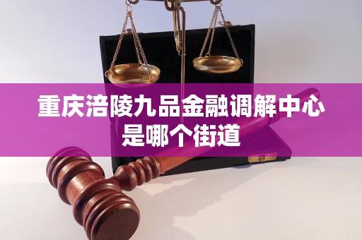 重庆涪陵九品金融调解中心是哪个街道