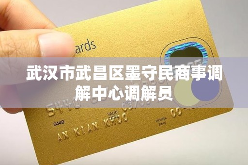 武汉市武昌区墨守民商事调解中心调解员