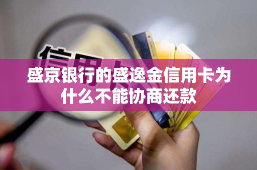 盛京银行的盛逸金信用卡为什么不能协商还款