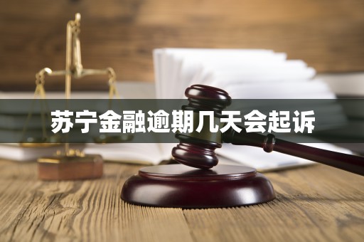 苏宁金融逾期几天会起诉