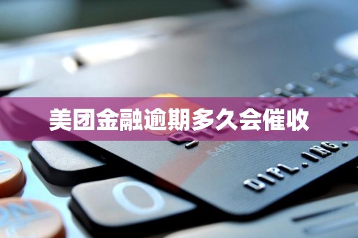 美团金融逾期多久会催收