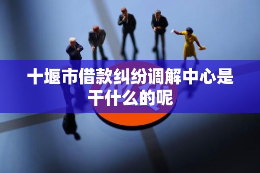 十堰市借款纠纷调解中心是干什么的呢