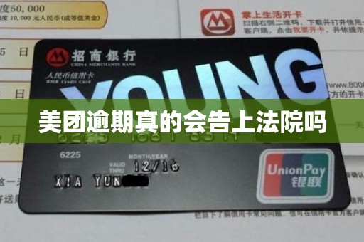 美团逾期真的会告上法院吗