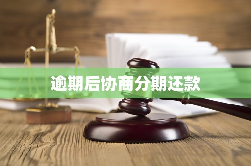 逾期后协商分期还款