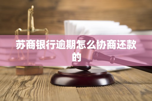 苏商银行逾期怎么协商还款的