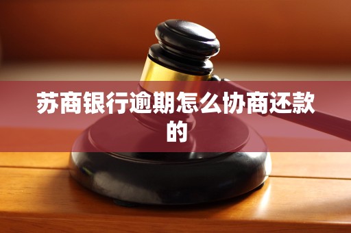 苏商银行逾期怎么协商还款的