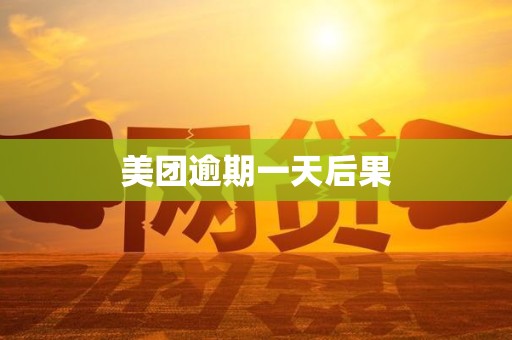 美团逾期一天后果