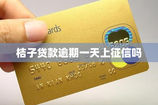 桔子贷款逾期一天上征信吗