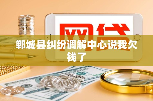 郸城县纠纷调解中心说我欠钱了