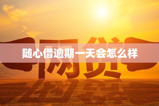 随心借逾期一天会怎么样