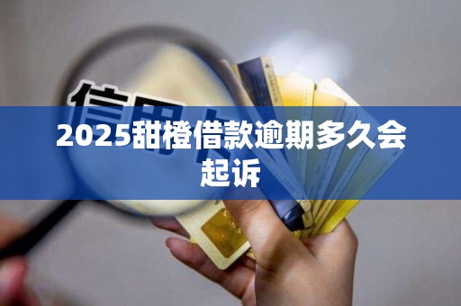 2025甜橙借款逾期多久会起诉