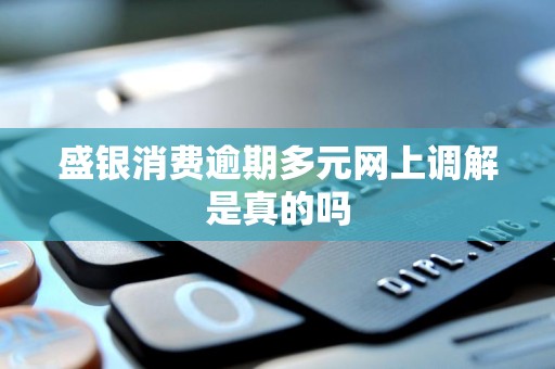 盛银消费逾期多元网上调解是真的吗