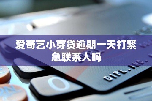 爱奇艺小芽贷逾期一天打紧急联系人吗