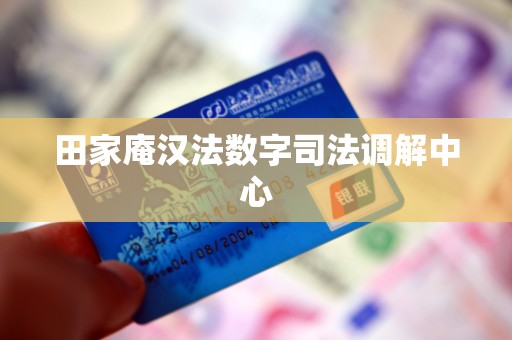 田家庵汉法数字司法调解中心