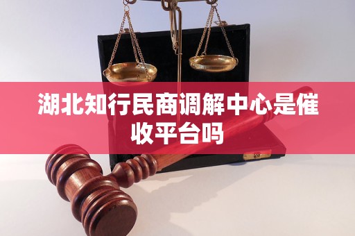 湖北知行民商调解中心是催收平台吗