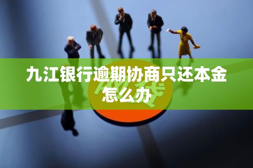 九江银行逾期协商只还本金怎么办
