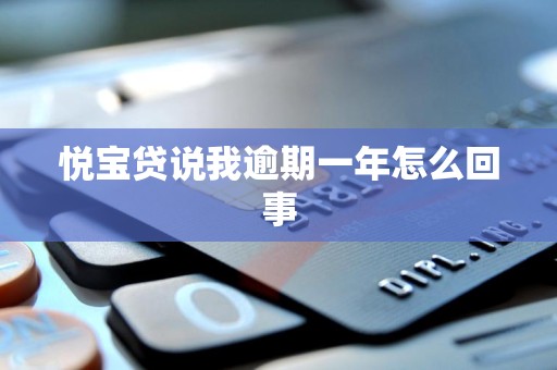 悦宝贷说我逾期一年怎么回事