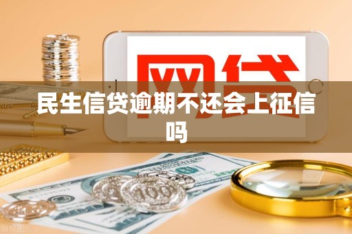 民生信贷逾期不还会上征信吗
