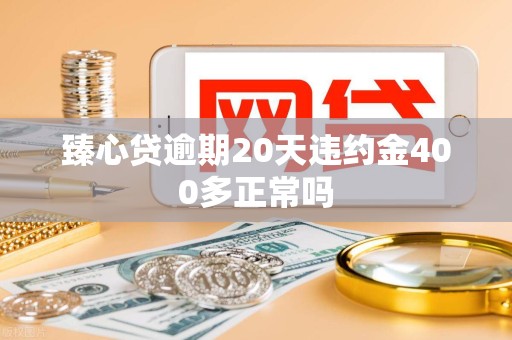 臻心贷逾期20天违约金400多正常吗