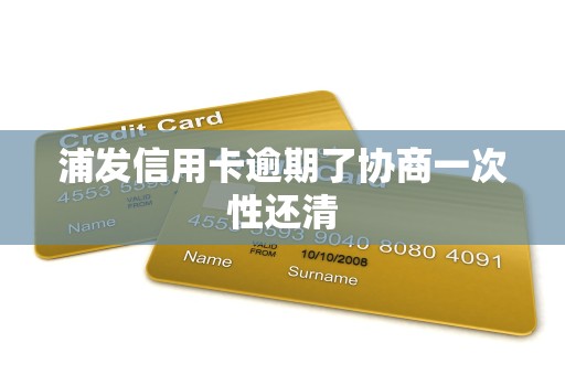 详细阅读:浦发信用卡逾期了协商一次性还清 浦发信用卡逾期了协商一次性还清