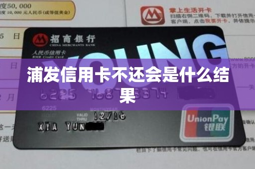 详细阅读:浦发信用卡不还会是什么结果 浦发信用卡不还会是什么结果