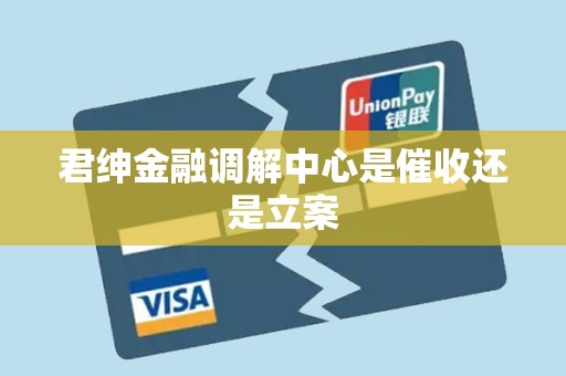 君绅金融调解中心是催收还是立案