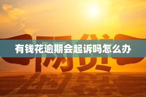 有钱花逾期会起诉吗怎么办