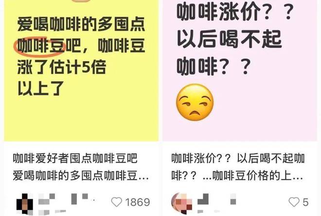 咖啡豆价格涨幅比黄金还高，从业者们还淡定吗？