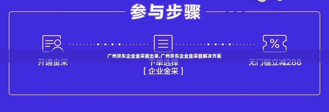 广州京东企业金采套出来,广州京东企业金采套解决方案