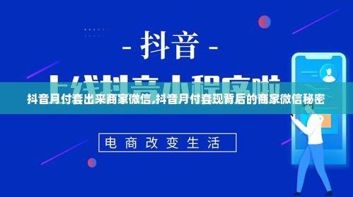 抖音月付套出来商家微信,抖音月付套现背后的商家微信秘密