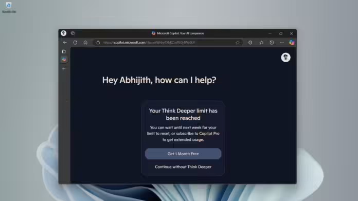 OpenAI o1推理模型免费用，微软Copilot开放“深度思考”模式