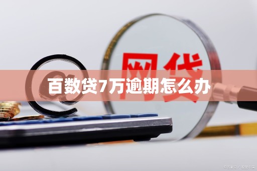 百数贷7万逾期怎么办