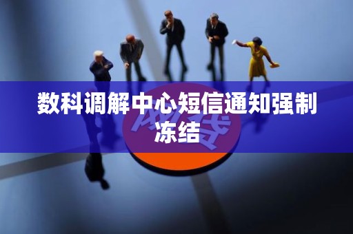 数科调解中心短信通知强制冻结