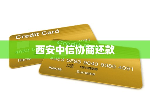 西安中信协商还款
