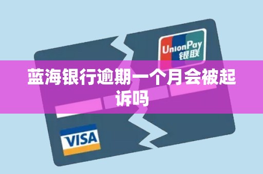 蓝海银行逾期一个月会被起诉吗