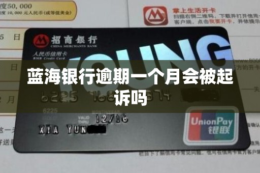 蓝海银行逾期一个月会被起诉吗