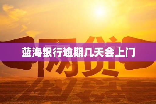 蓝海银行逾期几天会上门