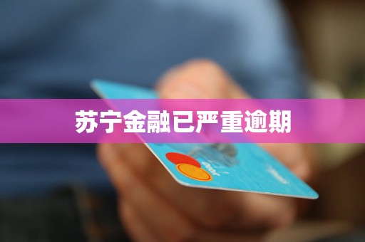 苏宁金融已严重逾期