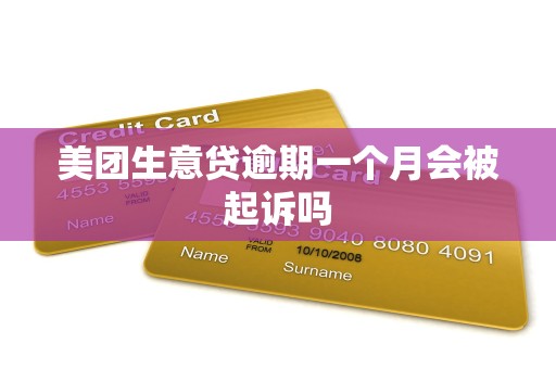 美团生意贷逾期一个月会被起诉吗