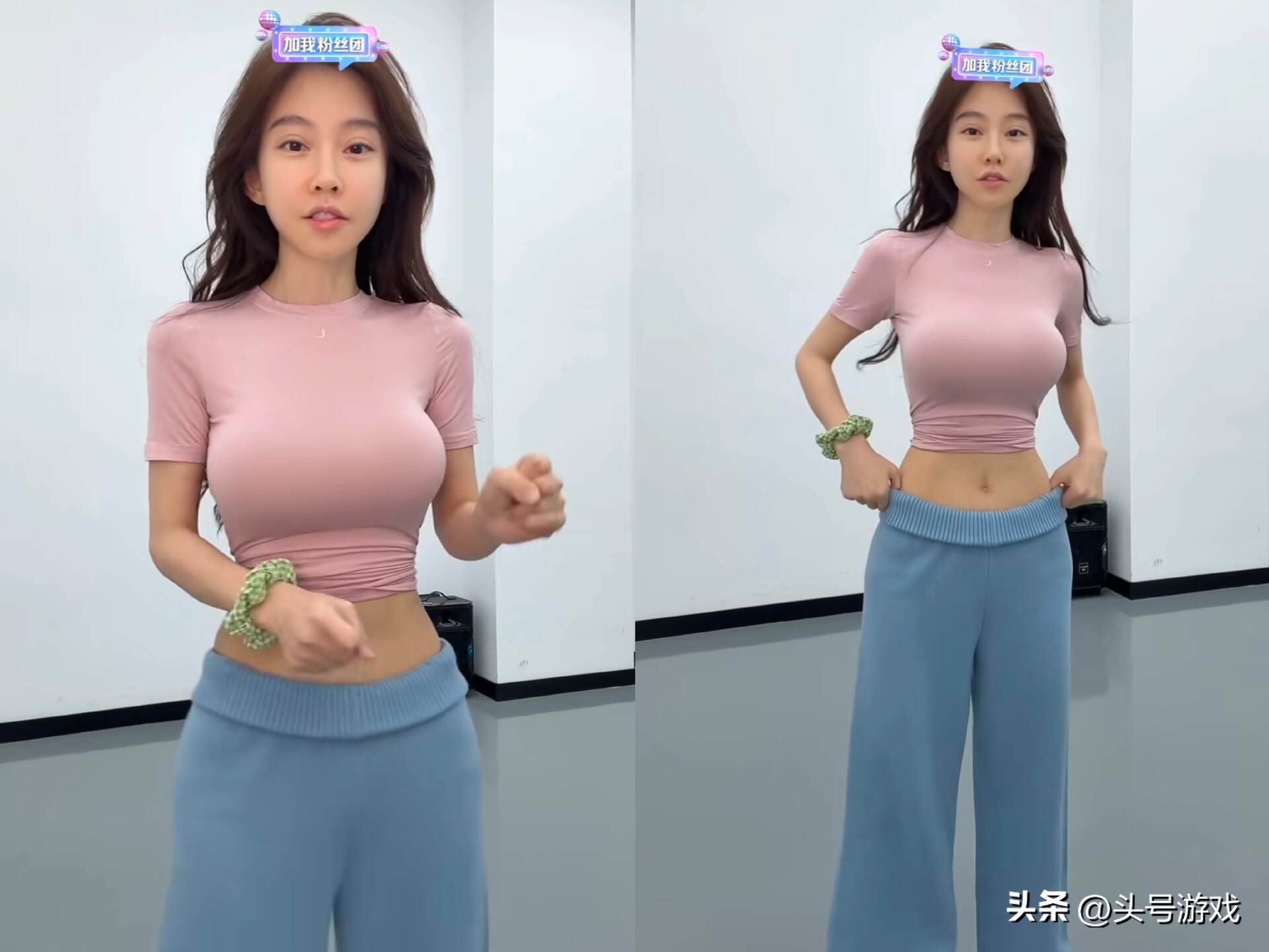 冯提莫素颜直播学跳舞,却因身材比例被质疑,网友:看着不真实!