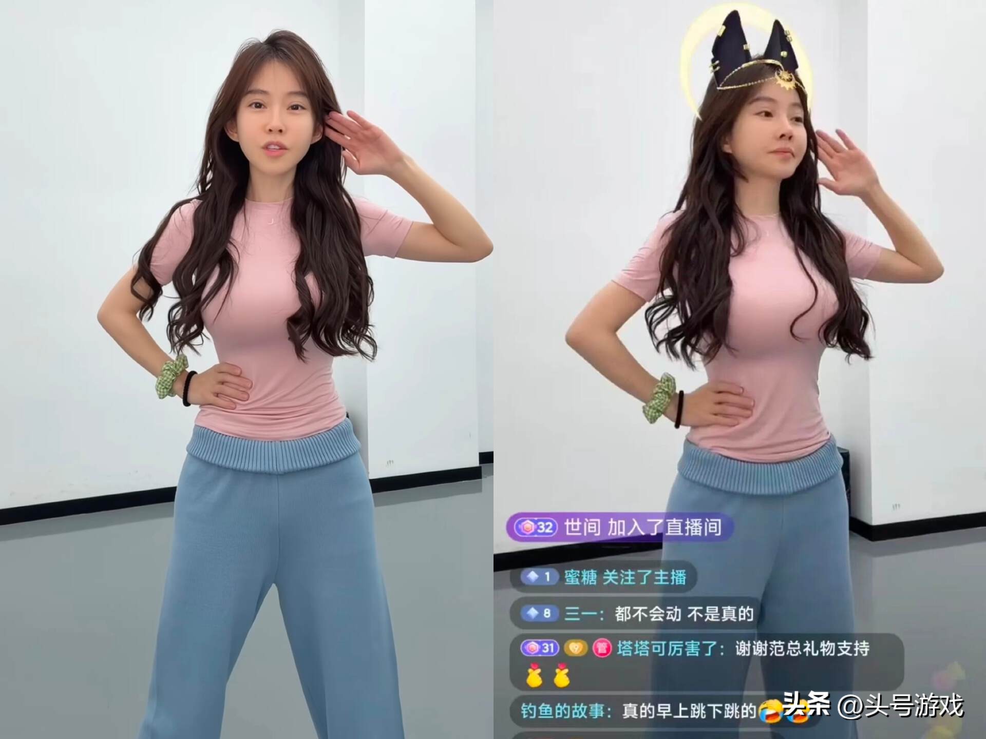 冯提莫素颜直播学跳舞,却因身材比例被质疑,网友:看着不真实!